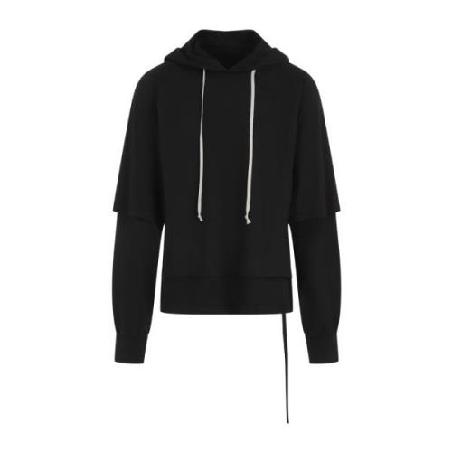 Svart Sweatshirt Hev Stil Moderne Mann