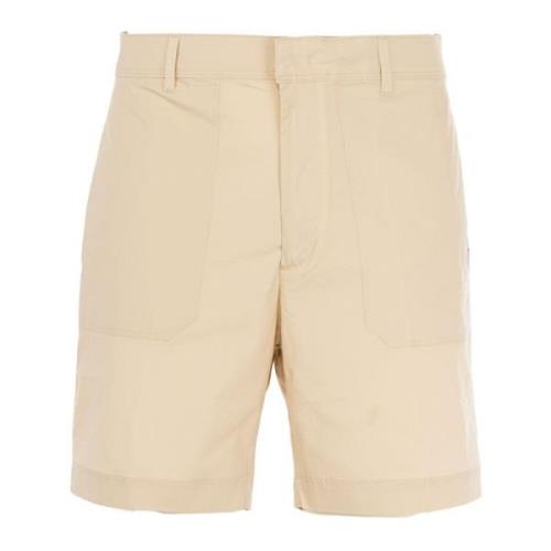 Herre Bermuda Shorts Sand/Beige Sommer