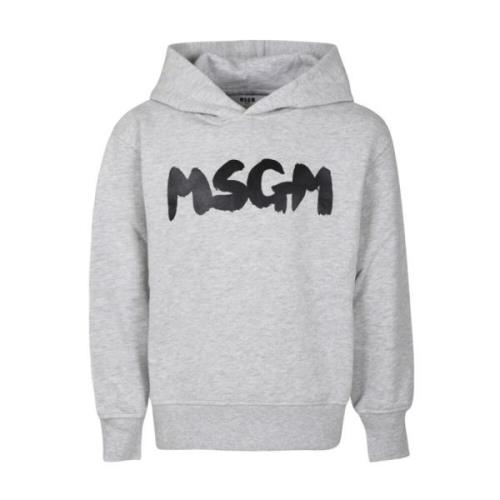 Lys Grå Melange Hoodie