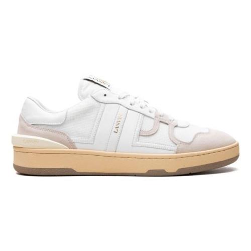 Hvite Clay Low Top Sneakers