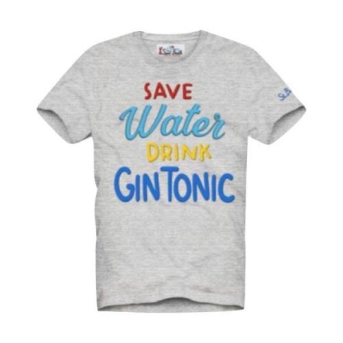 Kortermet herre tee Save Water Gin Tonic