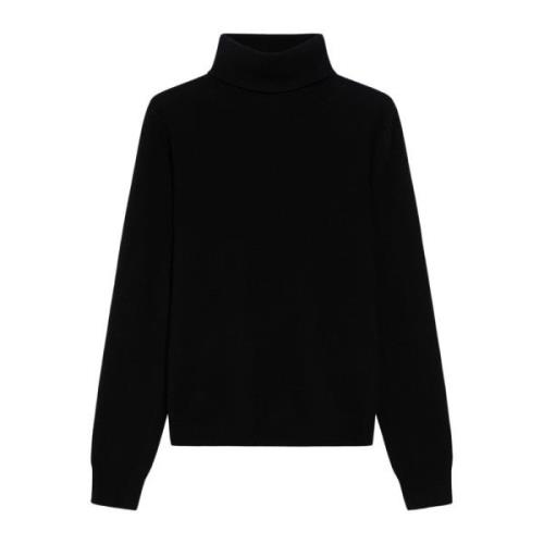 Kasjmirblanding Turtleneck Genser Svart