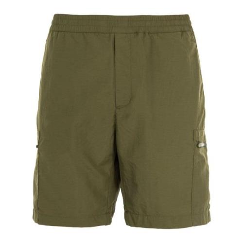 Militærgrønn Bermuda Shorts for Menn