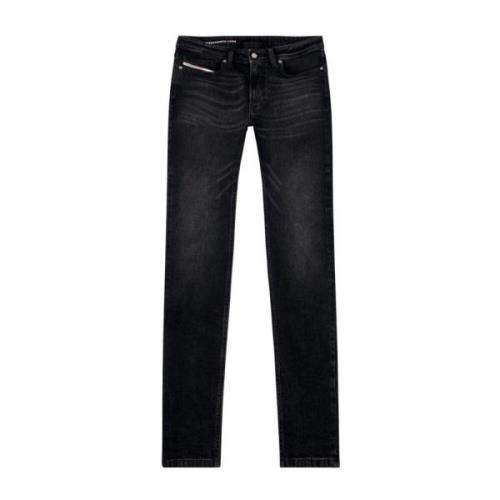 Skinny Punk-Rock Svarte Jeans