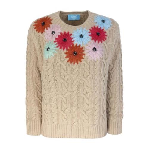 Blomster Crewneck Genser