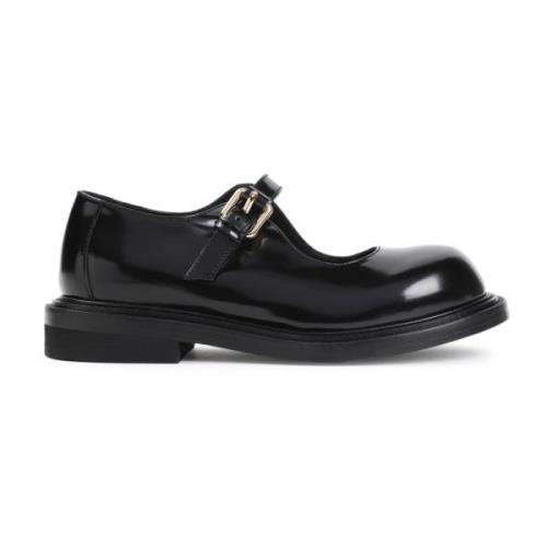 Sort Loafer Sko Elegant Stil