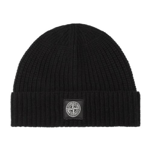 Svart Ull Beanie Lue Aw24