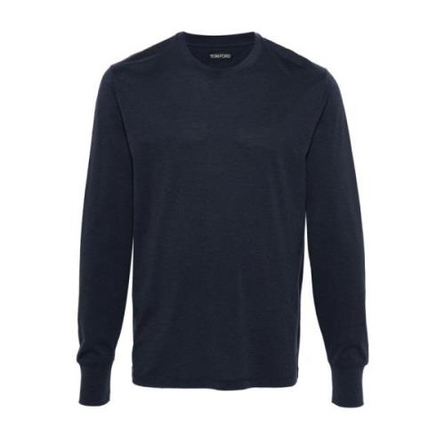 Crew Neck Sweatshirt i Lyocell/Bomull