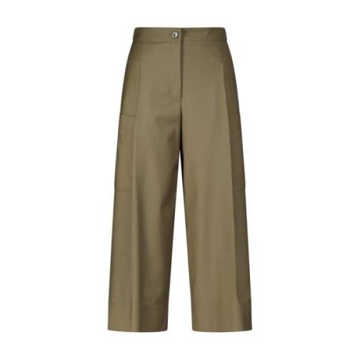 Flared Fabric Pants