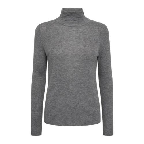 Rollneck Strikket Genser Sharkskin