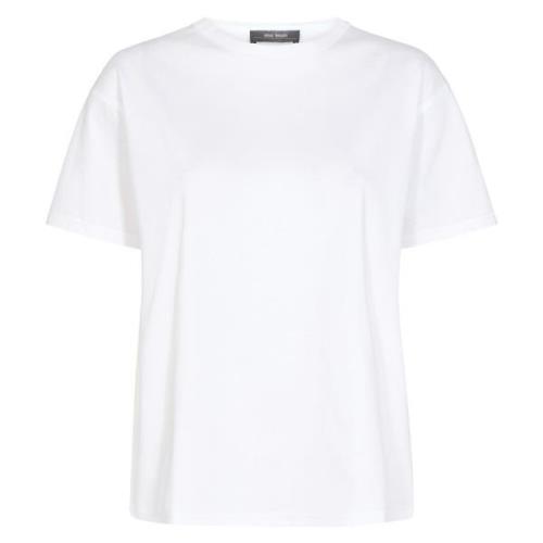 Klassisk Must-Have Hvit Aina O-Ss Tee T-Shirt