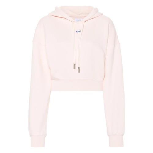 Pinkflower Arrow Crop Hoodie