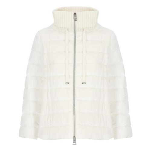 Corduroy Quilted Down Jacket Kvinne