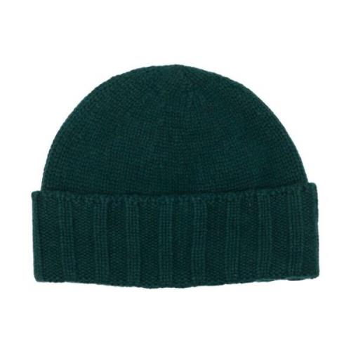 Grønn Cashmere Beanie Lue