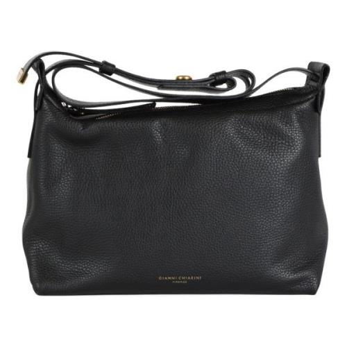 Hammret skinn crossbody veske Oriana