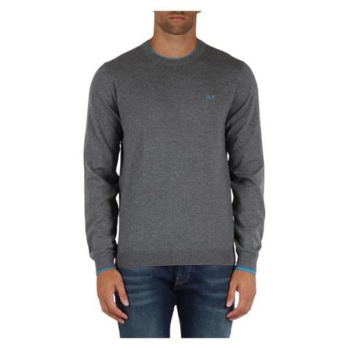 Merino Wool Cotton Sweater Kontrastinnsatser