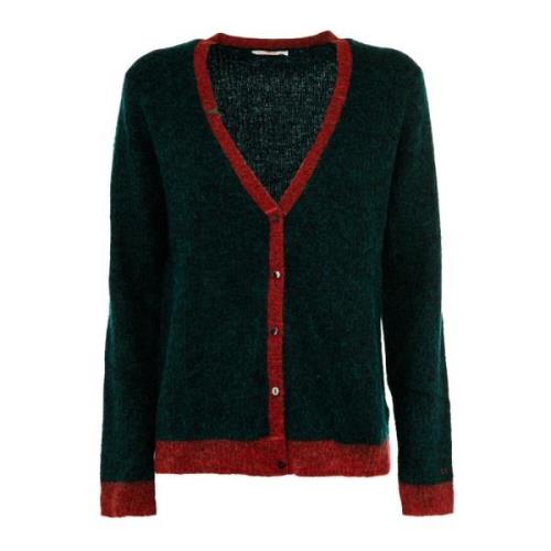 Dame Cardigan med V-hals