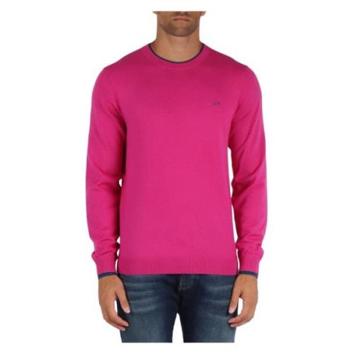 Merino Wool Cotton Sweater Kontrastinnlegg