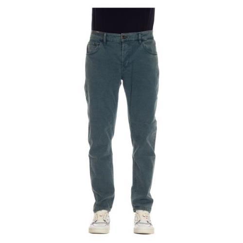 Blå Denim Tapered Fit Jeans