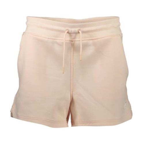 Sporty Rosa Dame Shorts med Elastisk Midje