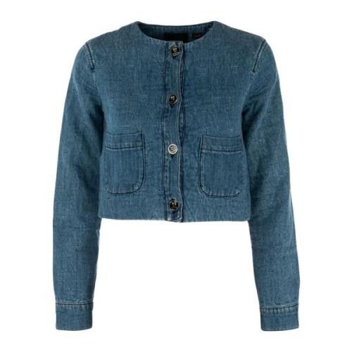 Dame Denim Jakke Outlet Pris