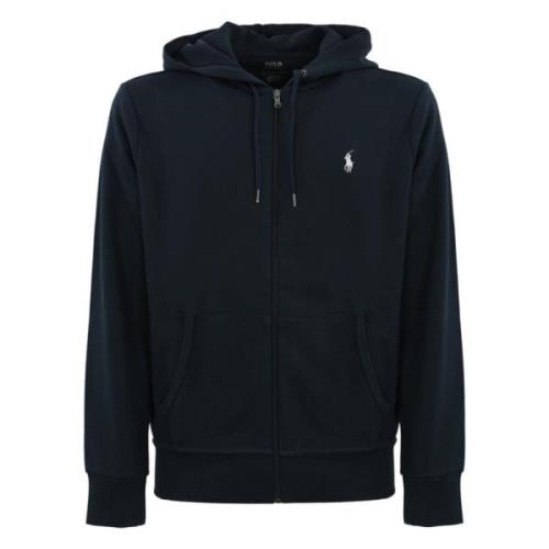 Bomull Zip Hoodie Sweater