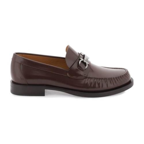 Børstet skinn Gancini loafers