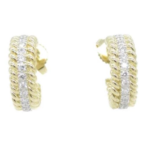 Pre-owned Yellow Gold earrings