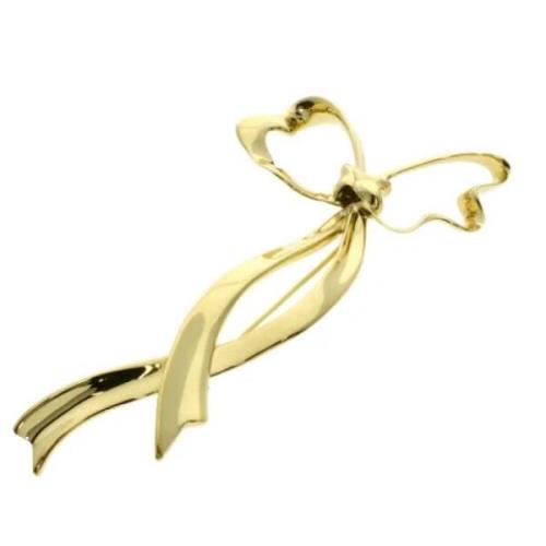 Pre-owned Yellow Gold brooches