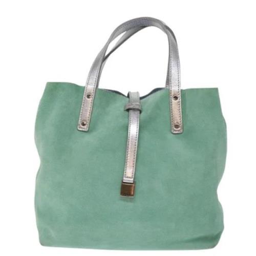 Pre-owned Suede handbags