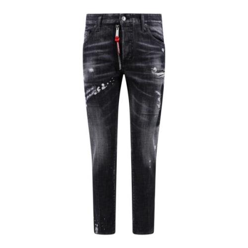 Sort Denim Skater Jeans