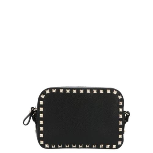 Studded Svart Crossbody Veske