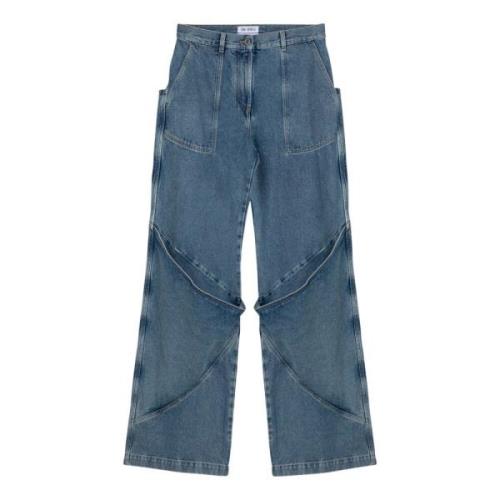 Avslappet passform denim jeans