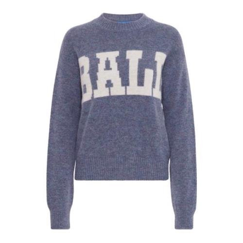 Blå Moonlight Pullover Genser