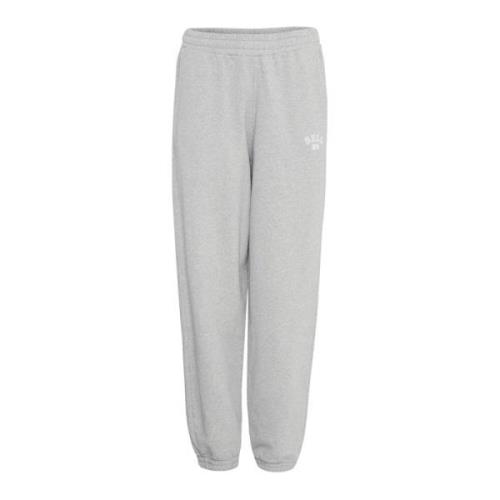 Avslappet Sweatpants Medium Grey Melange