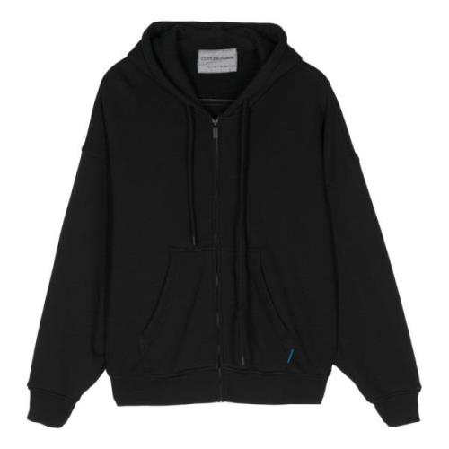 Svart Zip Hoodie