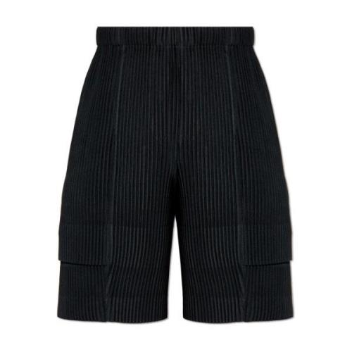 Plisserte shorts fra Homme Plisse