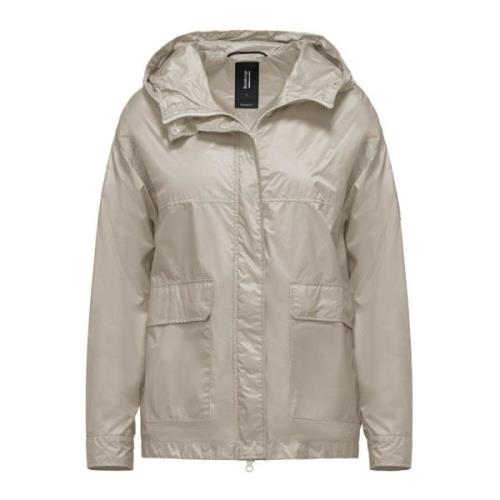 Blank Nylon Kort Parka