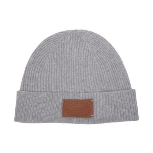 Ull og Skinn Beanie Lue