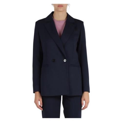 Dobbeltspent diagonalt teknisk blazer