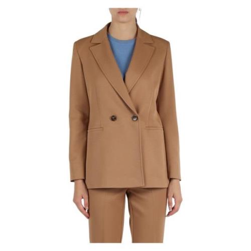 Dobbeltspent diagonalt teknisk blazer