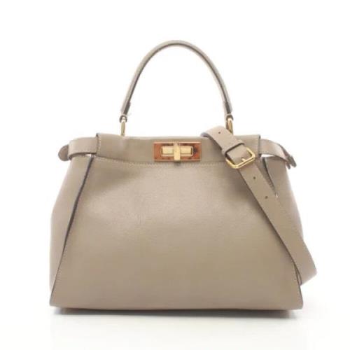 Pre-owned Leather fendi-bags