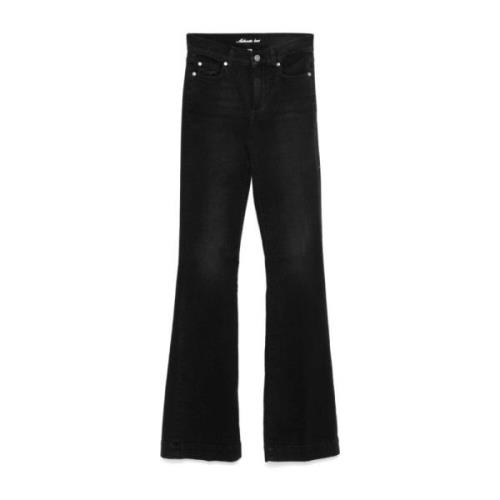 Svart Denim Flared Jeans