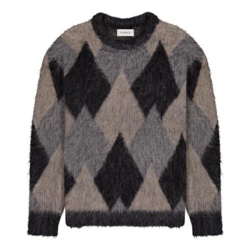 Argyle Crewneck I Baby Alpakka