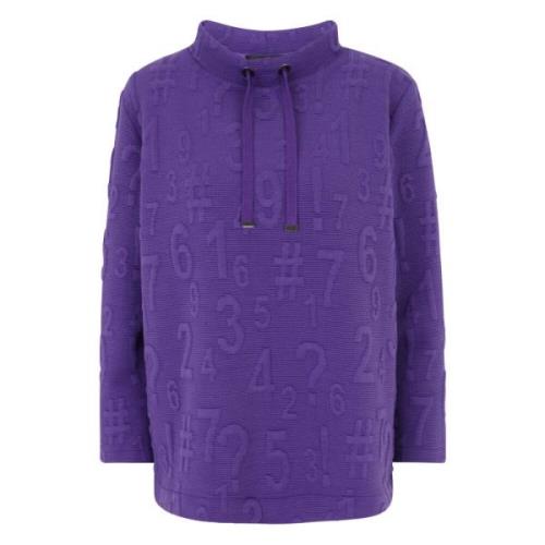 Casual Jacquard Sweatshirt