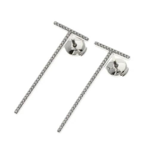 Pre-owned White Gold earrings