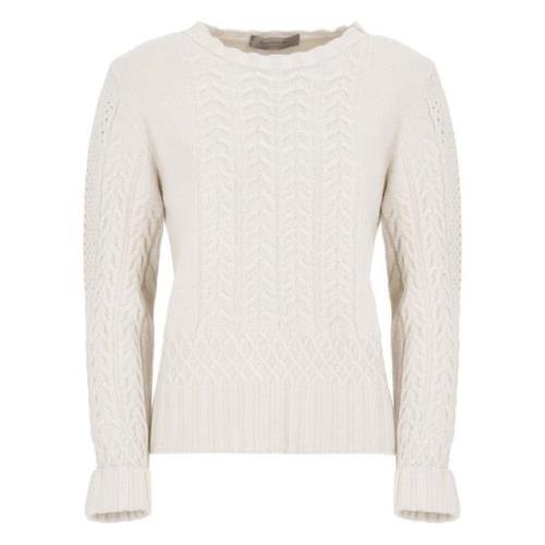 Ivory Ull Silke Crew Neck Sweater