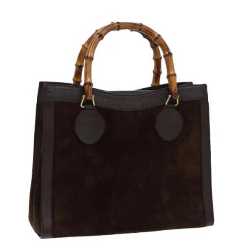 Pre-owned Suede handbags