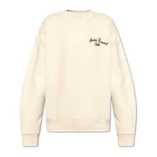 Sweatshirt med logo