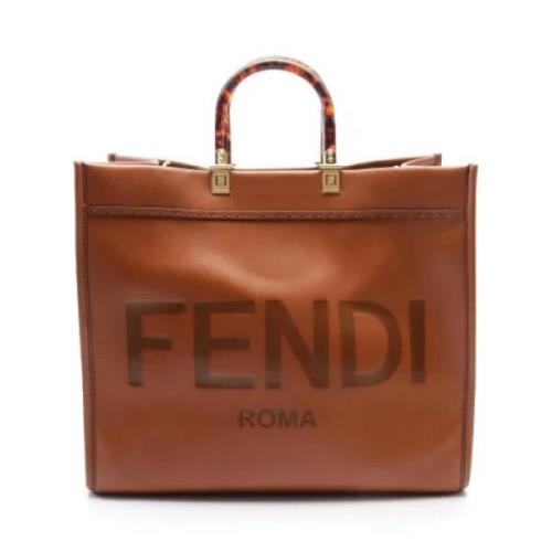 Pre-owned Leather fendi-bags